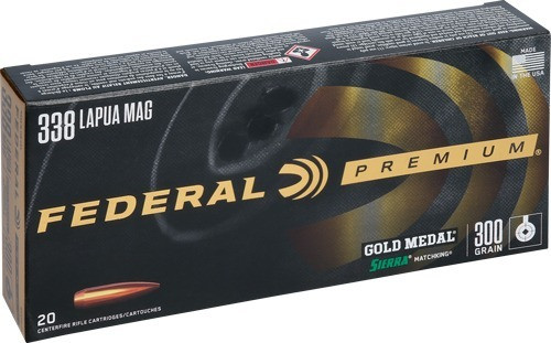 Federal 338 LM Ammo 300gr JHP Ammunition - 20 Rounds