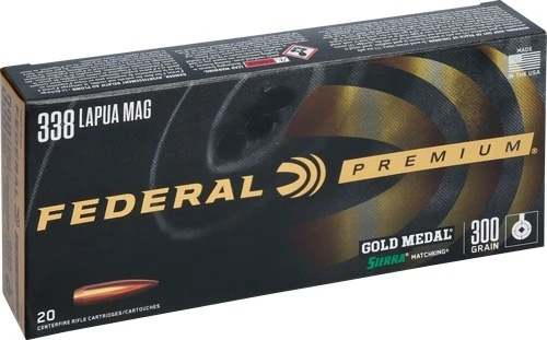 Federal 338 LM Ammo 300gr JHP Ammunition - 20 Rounds