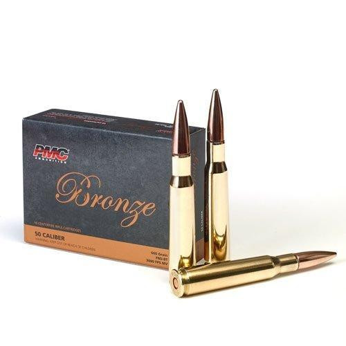 PMC 50 BMG Ammo 660gr FMJBT Ammunition - 10 Rounds