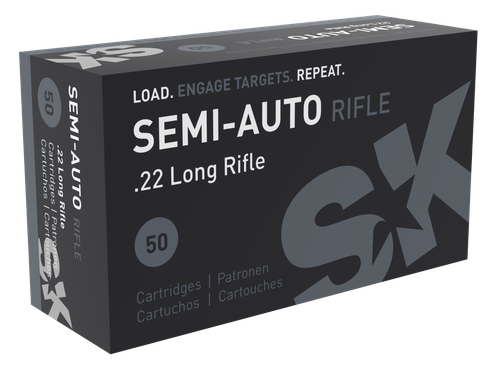 SK .22LR Ammo 40gr LRN Ammunition - 50 Rounds