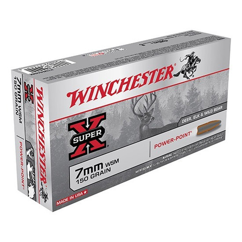 Winchester 7mm WSM Ammo 150gr PP Ammunition - 20 Rounds