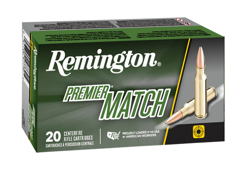 Remington 224 Valkyrie Ammo 90gr Sierra MatchKing BTHP Ammunition - 20 Rounds