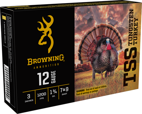 Browning 12 Gauge Ammo 1-3/4 oz #7&9 TSS Tungsten Ammunition - 5 Rounds