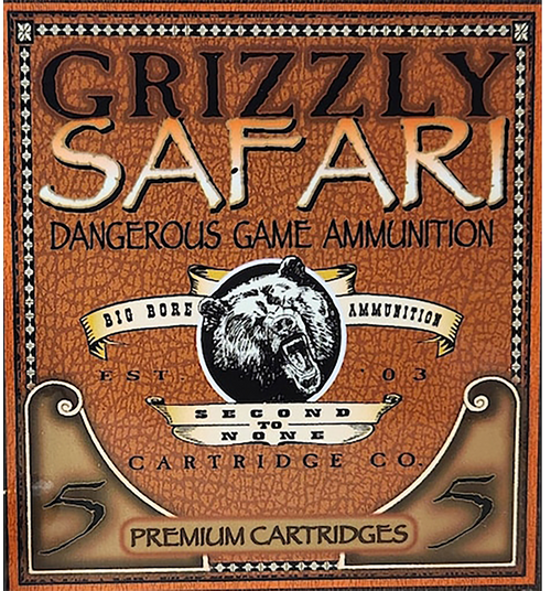 Grizzly 416 Remington Magnum Ammo 400gr Solid Brass Ammunition - 5 Rounds