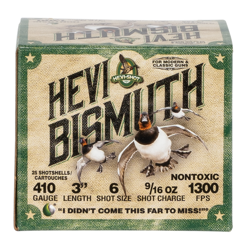 Hevi-Shot 410 Bore Ammo 9/16 oz #6 Bismuth Ammunition - 250 Rounds