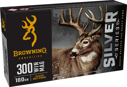 Browning Ammunition 300 Winchester Magnum Ammo 180gr PSP Ammunition - 20 Rounds