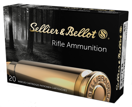 Sellier & Bellot 9.3x72R Ammo 193gr Soft Point Ammunition - 20 Rounds