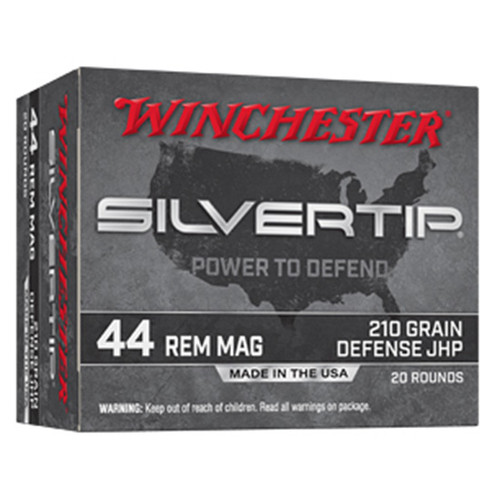 Winchester 44 Magnum Ammo 210gr JHP Ammunition - 20 Rounds