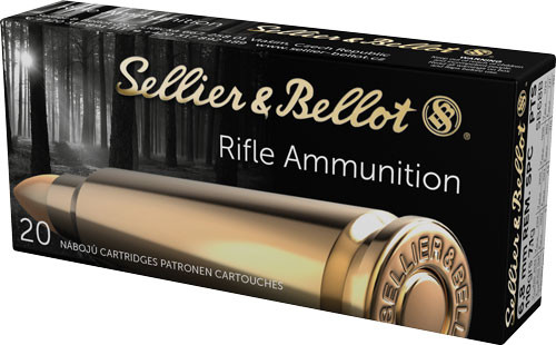 Sellier & Bellot 6.8 Remington SPC Ammo 110gr Polymer Tipped Ammunition - 20 Rounds