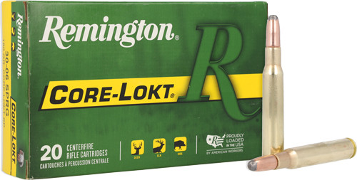 Remington 30-06 Ammo 180gr Jacketed Soft Point Ammunition - 20 Rounds