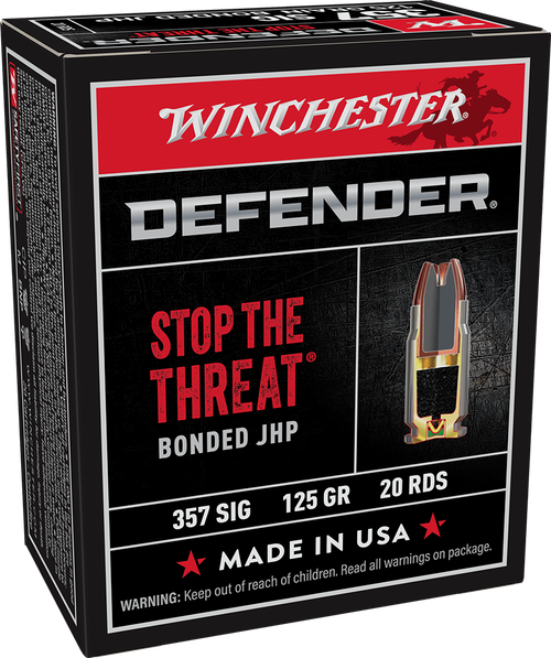 Winchester .357 Magnum Ammo 125gr JHP Ammunition - 20 Rounds