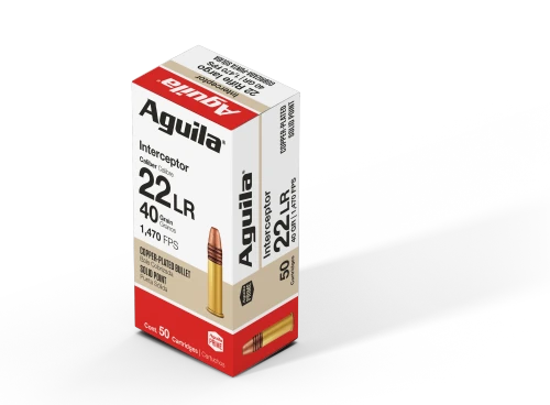 Aguila 22 LR Ammo 40gr CPSP Ammunition - 50 Rounds