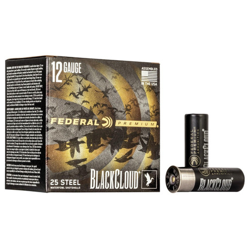 Federal 12 Gauge Ammo 1 1/4 oz #4 Steel Ammunition - 25 Rounds