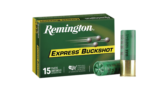 Remington 12 Gauge Ammo 00 Buck Lead Ammunition - 15 Rounds