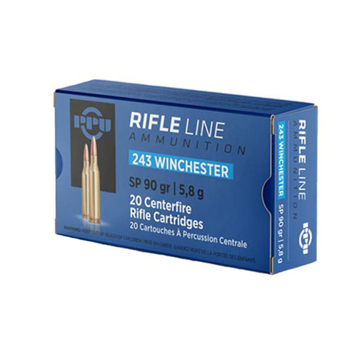 Prvi Partizan 243 Ammo 90gr SP Ammunition - 20 Rounds