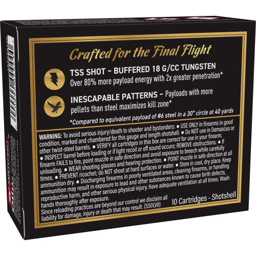 Winchester 410 Gauge Ammo 3-1/2 oz #9 Tungsten Super Shot Ammunition - 10 Rounds