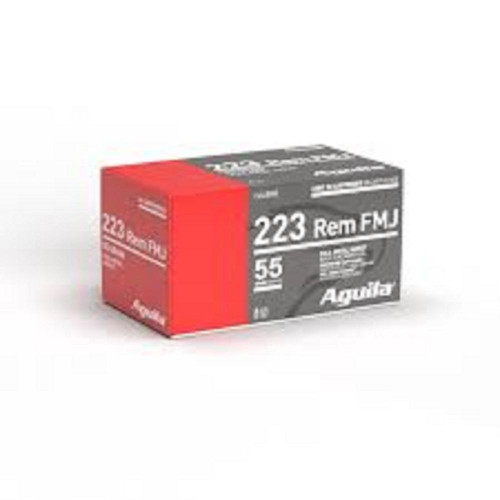 Aguila .223 Rem Ammo 55gr FMJ Ammunition - 50 Rounds