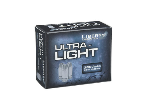 Liberty Ammunition 380 ACP Ammo 50gr FHP Ammunition - 20 Rounds