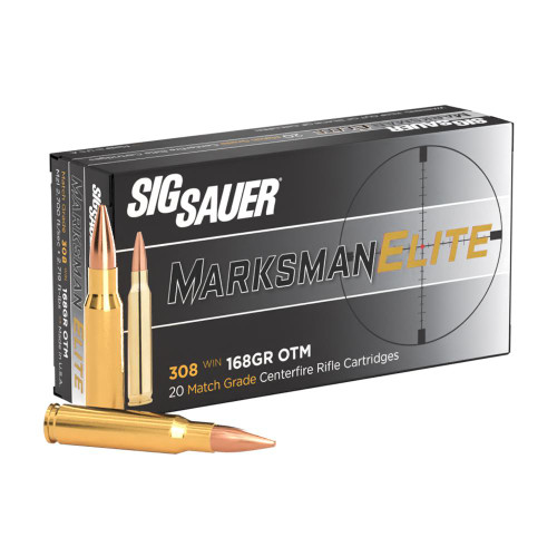 Sig Sauer 308 Ammo 168gr OTM Ammunition - 20 Rounds