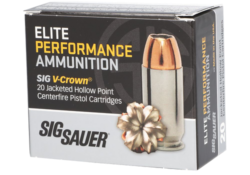 Sig Sauer .40 S&W Ammo 180gr JHP Ammunition - 20 Rounds