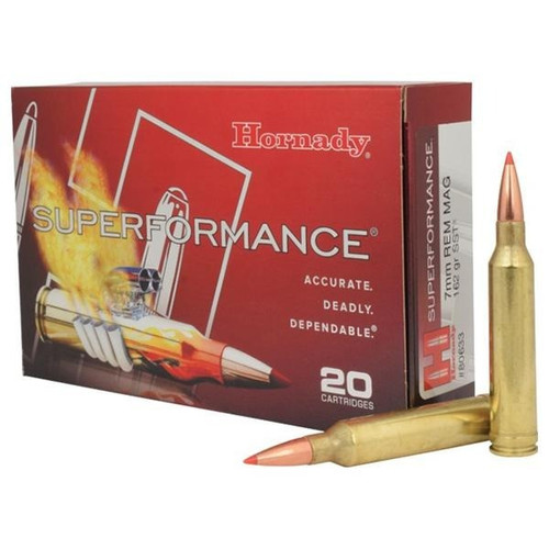 Hornady 7mm Rem Mag Ammo 162gr SST Ammunition - 20 Rounds