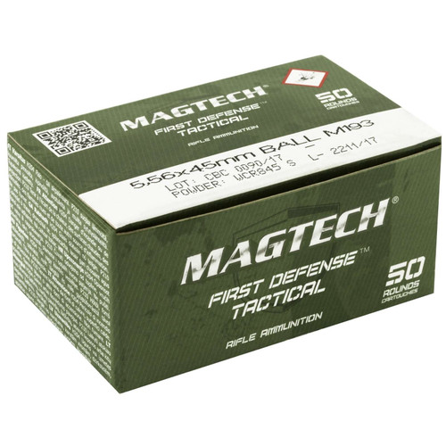 Magtech 5.56 NATO Ammo 55gr FMJ Ammunition - 50 Rounds