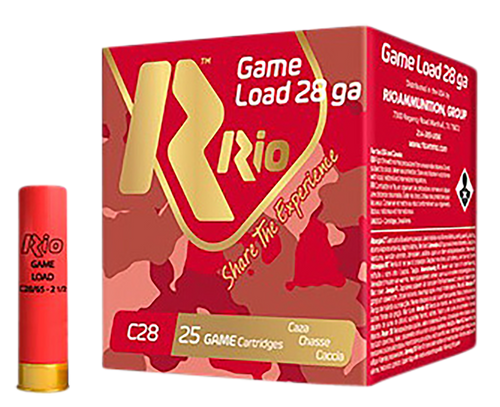Rio Ammunition 28 Gauge Ammo 1 oz #7.5 Lead Ammunition - 25 Rounds