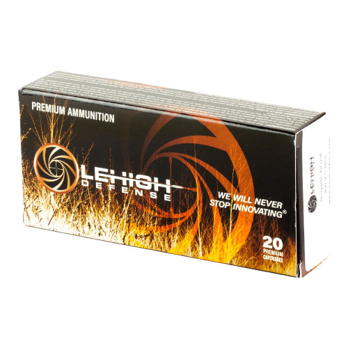 Lehigh Defense .223 Rem Ammo 62gr BTHP Ammunition - 20 Rounds