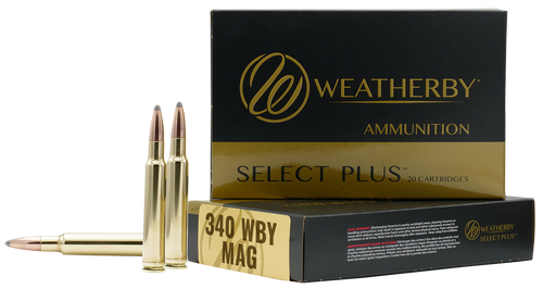 Weatherby 340 Weatherby Ammo 225gr Barnes Tipped TSX Lead Free Ammunition - 20 Rounds