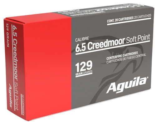 Aguila 6.5 Creedmoor Ammo 129gr Interlock SP Ammunition - 20 Rounds