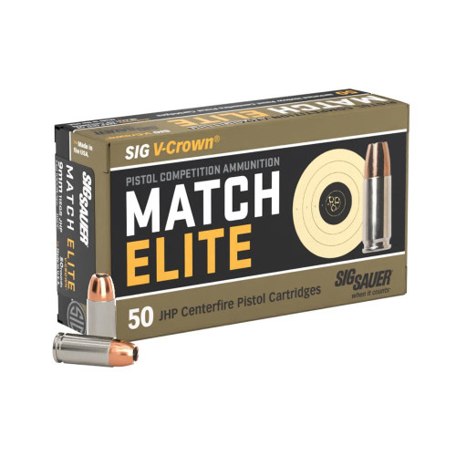 Sig Sauer 9mm Ammo 115gr JHP Ammunition - 50 Rounds