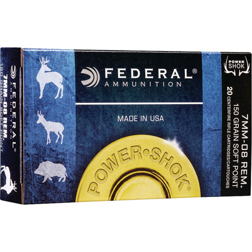 Federal 7mm-08 Ammo 150gr SP Ammunition - 20 Rounds