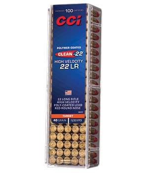 Cci 22LR Ammo 40gr LRN Ammunition - 100 Rounds