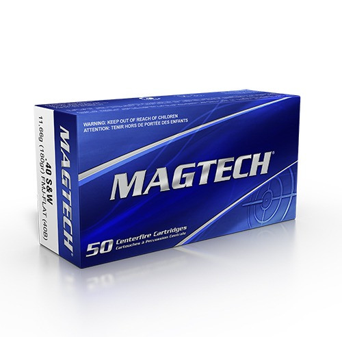 Magtech .40 S&W Ammo 165gr FMJFN Ammunition - 1000 Rounds
