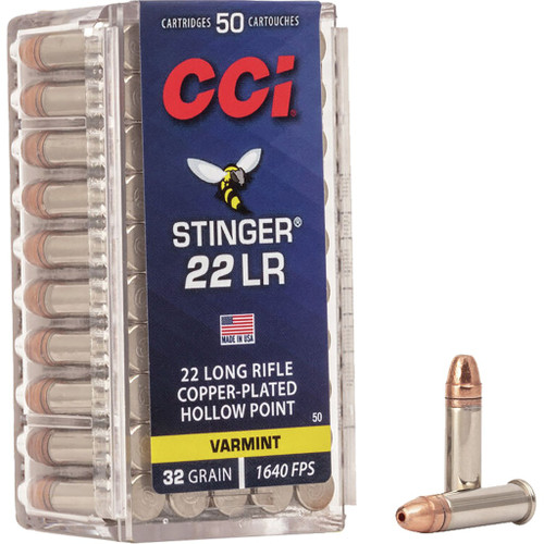 CCI .22 LR Ammo 32gr CPHP Ammunition - 50 Rounds