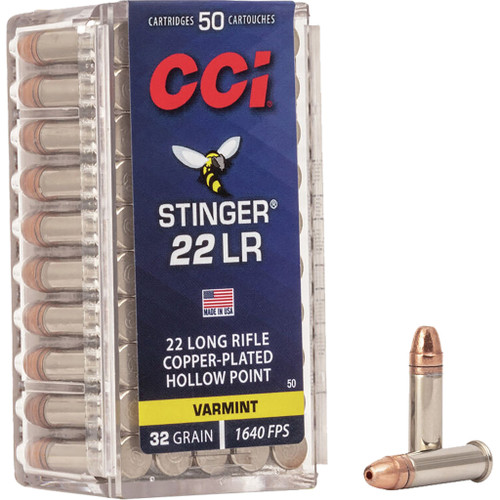 CCI 22LR Ammo 32gr HP Ammunition - 50 Rounds