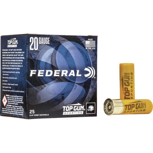 Federal 20 Gauge Ammo 7/8 oz #8 Shot Ammunition - 25 Rounds