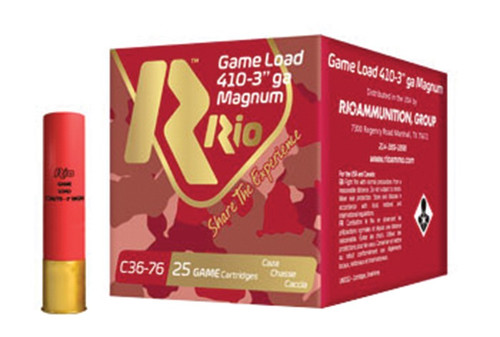 Rio Ammunition .410 Gauge Ammo 11/16 oz #7.5 Lead Ammunition - 250 Rounds