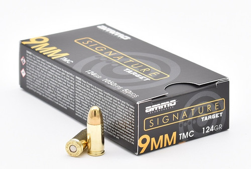 Ammo Inc 9mm Luger Ammo 124gr TMC Ammunition - 50 Rounds