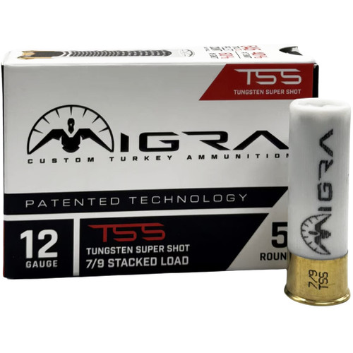 Migra 12 Gauge Shotgun Ammunition T-12-79-2-00 3" #9 - 5 Shells