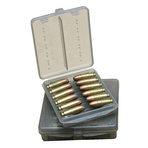 MTM 12 Rounds Case-Gard Ammo Wallet Clear Smoke