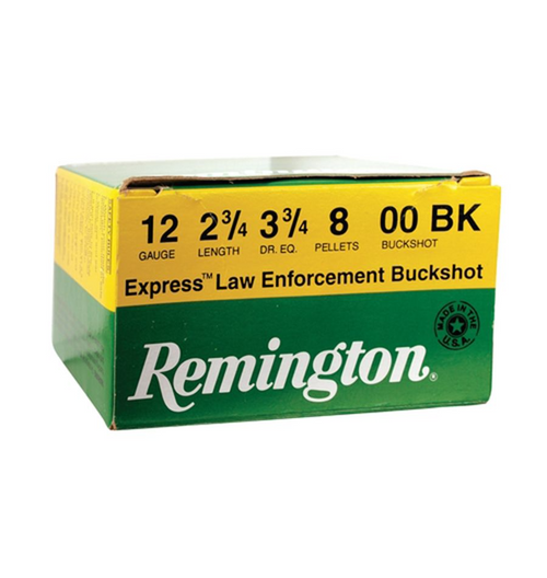 Remington 12 Gauge Ammo 00 Buck Shot Ammunition - 250 Rounds