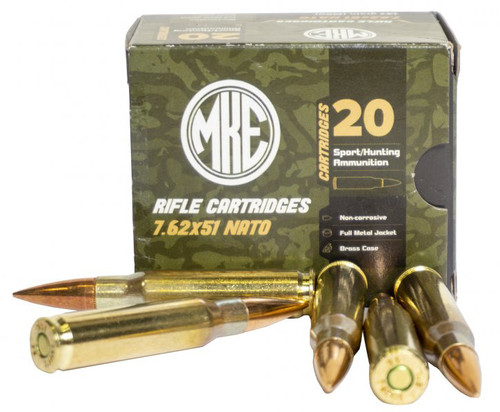 Century Arms 308 Ammo 147gr FMJ Ammunition - 1000 Rounds