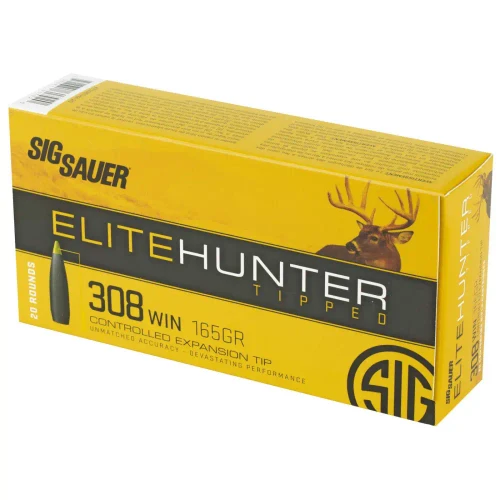 Sig Sauer .308 Win Ammo 165gr CET Ammunition - 20 Rounds