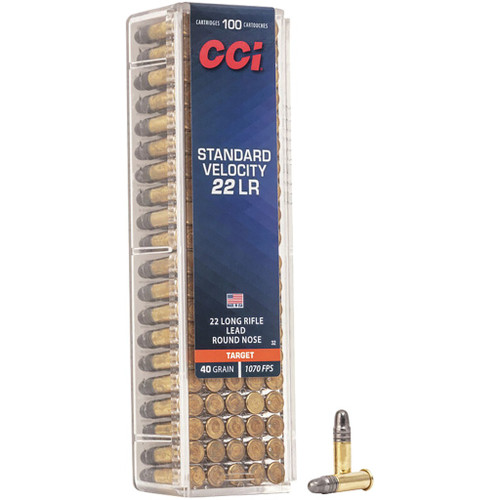 CCI .22 LR Ammo 40gr LRN Ammunition - 100 Rounds