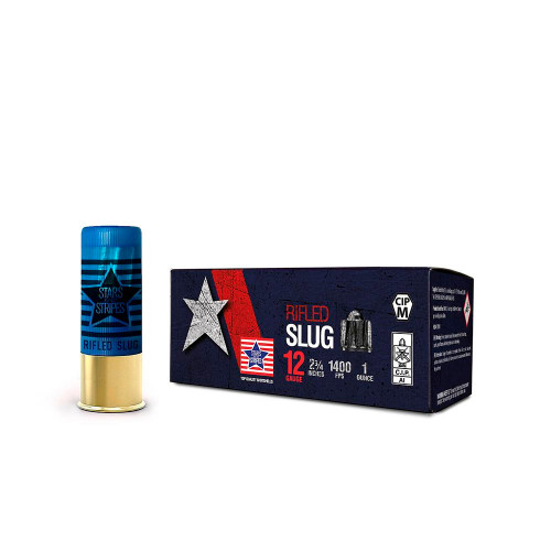 PPU 12 Gauge Ammo 1 oz Slug Ammunition - 10 Rounds