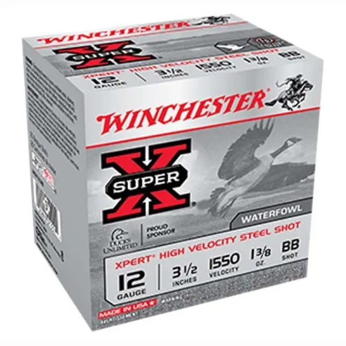 Winchester 12 Gauge Ammo 1-3/8 oz #BB Ammunition - 75 Rounds