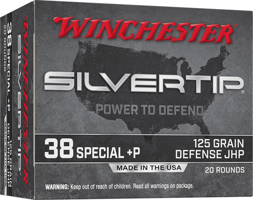 Winchester .38 Special Ammo 125gr JHP Ammunition - 20 Rounds