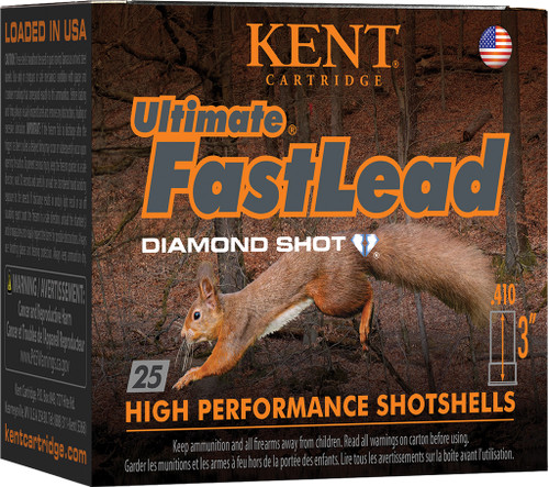 Kent Cartridge 410 Gauge Shotgun Ammunition K4103UFL19-6 3" #6 - 25 Shells