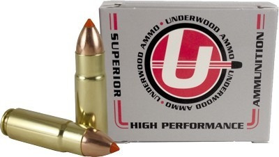 Underwood Ammo .458 Socom Ammo 300gr PT Ammunition - 20 Rounds